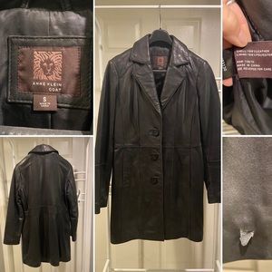Anne Klein Leather Jacket, size S